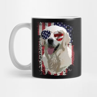 American Flag Great Pyrenees Dreams, Trendy Tee Collection for Dog Enthusiasts Mug